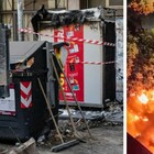 Rifiuti a Roma, nei quartieri è già rivolta: cassonetti bruciati in strada