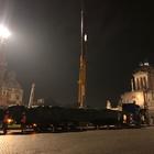 Speraggio è arrivato: l'abete di Natale scaricato nella notte a Piazza Venezia
