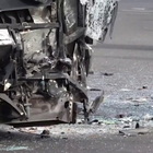 Incidente bus a Roma, la rimozione dei mezzi incidentati