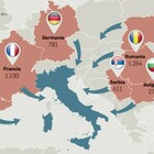 Covid e la mappa del rischio: dalla Francia alla Romania l'assedio del virus all'Italia