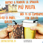 Birra gratis in cambio di un bicchiere pieno di mozziconi raccolti sulla spiaggia: l'iniziativa a Santa Severa