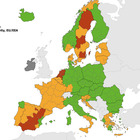 Covid, Italia diventa "zona verde": gialle solo Campania, Sicilia, Calabria e Basilicata. La nuova mappa dell'Ecdc