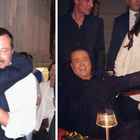 L'abbraccio del leader leghista con  Berlusconi