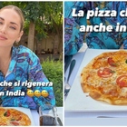 Chiara Ferragni, il pranzo sorprende tutti: «La pizza che si rigenera anche in India»