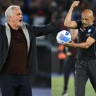 Roma-Napoli, Mourinho e Spalletti espulsi