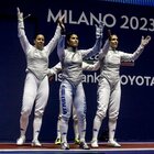 Scherma, Italia oro nel fioretto femminile a squadre
