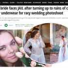 Arrestata per un servizio fotografico: l’incredibile caso di una sexy modella di abiti da sposa