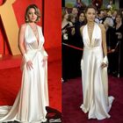 Oscar 2024, Sydney Sweeney come Angelina Jolie: all'after party con lo stesso abito indossato dall'attrice 20 anni fa