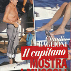 Claudio Baglioni con la compagna Rossella Barattolo in barca a Lampedusa (Chi)