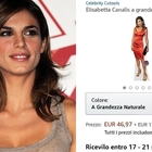 Elisabetta Canalis in "vendita" su Amazon. E lei scherza sui social...