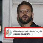 Diletta Leotta segue Borghi su Instagram e scatta il social gossip