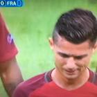 • Le lacrime di Ronaldo dopo il fallo di Payet al 25' - Foto 
