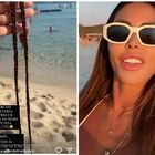 Guendalina Tavassi ritrova delle treccine sulla spiaggia, l'appello: «AAA cercasi proprietaria»