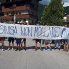 Lazio, striscione per Mihajlovic ad Auronzo: «Daje Sinisa, non mollare»