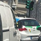 Google Car nel traffico a Roma (foto L. Bogliolo)