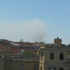 Roma, incendio al Parco della tenuta dei Massimi: nube di fumo sulla Pisana