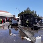 Esplode camioncino dei polli allo spiedo al mercato: almeno 20 feriti, quattro gravi