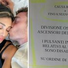 Belen dà alla luce Luna Marì: a Padova clinica «blindata» e uno strano cartello sull'ascensore