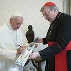 Vaticano, faccia-faccia tra papa Francesco e il cardinale Pell: «Grazie per la sua testimonianza»
