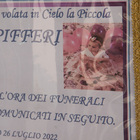 Diana Pifferi, I funerali pagati dal Comune