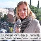 Chiesa gremita per i funerali di Gaia e Camilla a Roma