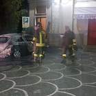 Santopadre - Auto incendiata nella notte, indagini a tutto campo. Intervento provvidenziale di un poliziotto fuori servizio