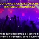 Coronavirus, per le discoteche riapertura rinviata: «Troppi rischi da feste e locali»