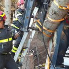 Tragedia Mottarone, vigili del fuoco al lavoro per rimozione cabina funivia