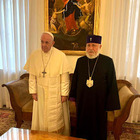 L'armeno Karekin II dal Papa a chiedere aiuto per la guerra in Nagorno Karabak: «Abbiamo paura»