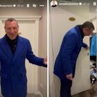 Sanremo, Amadeus e la gaffe sul nuovo profilo Instagram: si dimentica la cagnolina dentro alla stanza