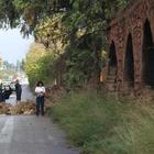 Crolla una parte dell'Acquedotto del Triglio. opera costruita dai Romani nel 123 avanti Cristo Crolla una parte dell'Acquedotto del Triglio. opera costruita dai Romani nel 123 avanti Cristo