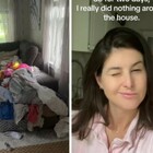 Marito dice «non fa niente» alla moglie: lei smette di pulire e in casa scoppia il caos, il VIDEO diventa virale