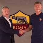 Roma, Dzeko rinnova fino al 2022: «Felice di restare a lungo». Salta l'affare con l'Inter