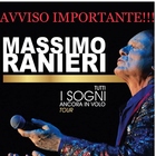 Massimo Ranieri malato: rinviate a ottobre le date dello spettacolo a Perugia e Grosseto
