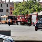 Incendio di un autobus di Actv a Piazzale Roma, a Venezia: panico tra i passeggeri