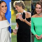 Meghan Markle e Kate Middleton, spalle scoperte come Lady Diana: il nuovo «vestito della vendetta»?