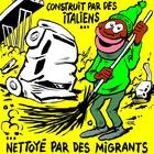 Charlie Hebdo e la copertina sul crollo del Ponte Morandi a Genova: «Costruito dagli italiani...pulito dagli extracomunitari»