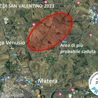 Trovato il «meteorite di San Valentino»: è caduto a Matera a 300 km/h e ha scheggiato il balcone di due anziani