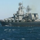 L’incrociatore Moskva in Sardegna nel 2003