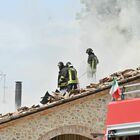 Asolo. Incendio nella casa di un operaio 40enne, le fiamme hanno inghiottito il tetto