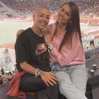Claudia Nainggolan, sorriso contro il cancro allo stadio Olimpico. La foto con lady Dzeko: «Che forza immensa questa donna»