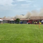 Incendio, a fuoco la sede del Prata Falchi durante un evento