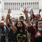 Roma, tensioni a piazza Venezia