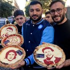 Napoli-Psg, la pizza con il volto di Neymar e Cavani