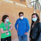 Rieti, visita dell'assessore regionale D'Amato al centro vaccinale nella caserma Verdirosi