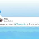 Terremoto a Roma, le reazioni su Twitter dopo la scossa