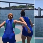 Tokyo 2020, Federica Cesarini e Valentina Rodini si tuffano in acqua