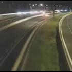 Terremoto a Roma, le telecamere dell'autostrada riprendono il momento della scossa