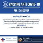 Vaccini, la guida del Lazio