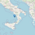 Terremoto nel Tirreno meridionale